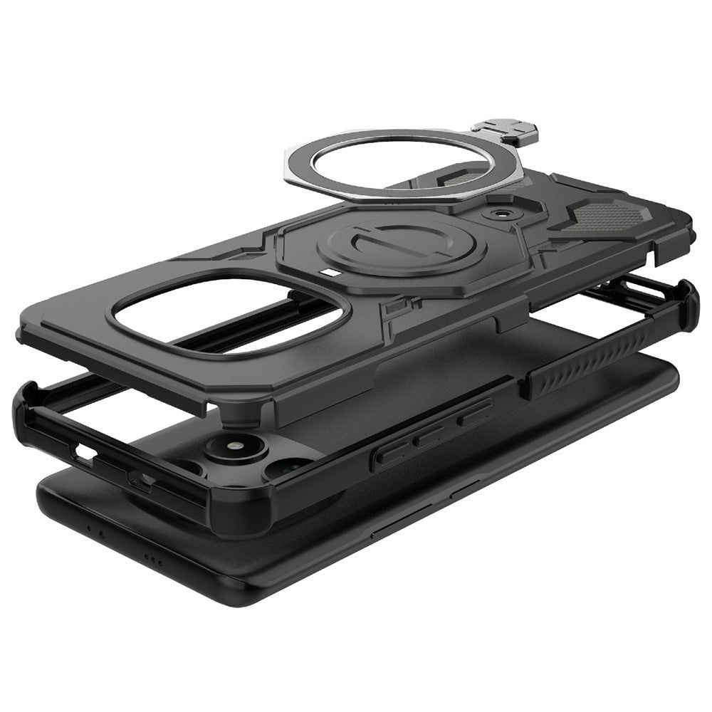 Etui til Xiaomi Poco M8 / Redmi Note 15 5G, Techsuit, Carbon Shield Pro, Sort