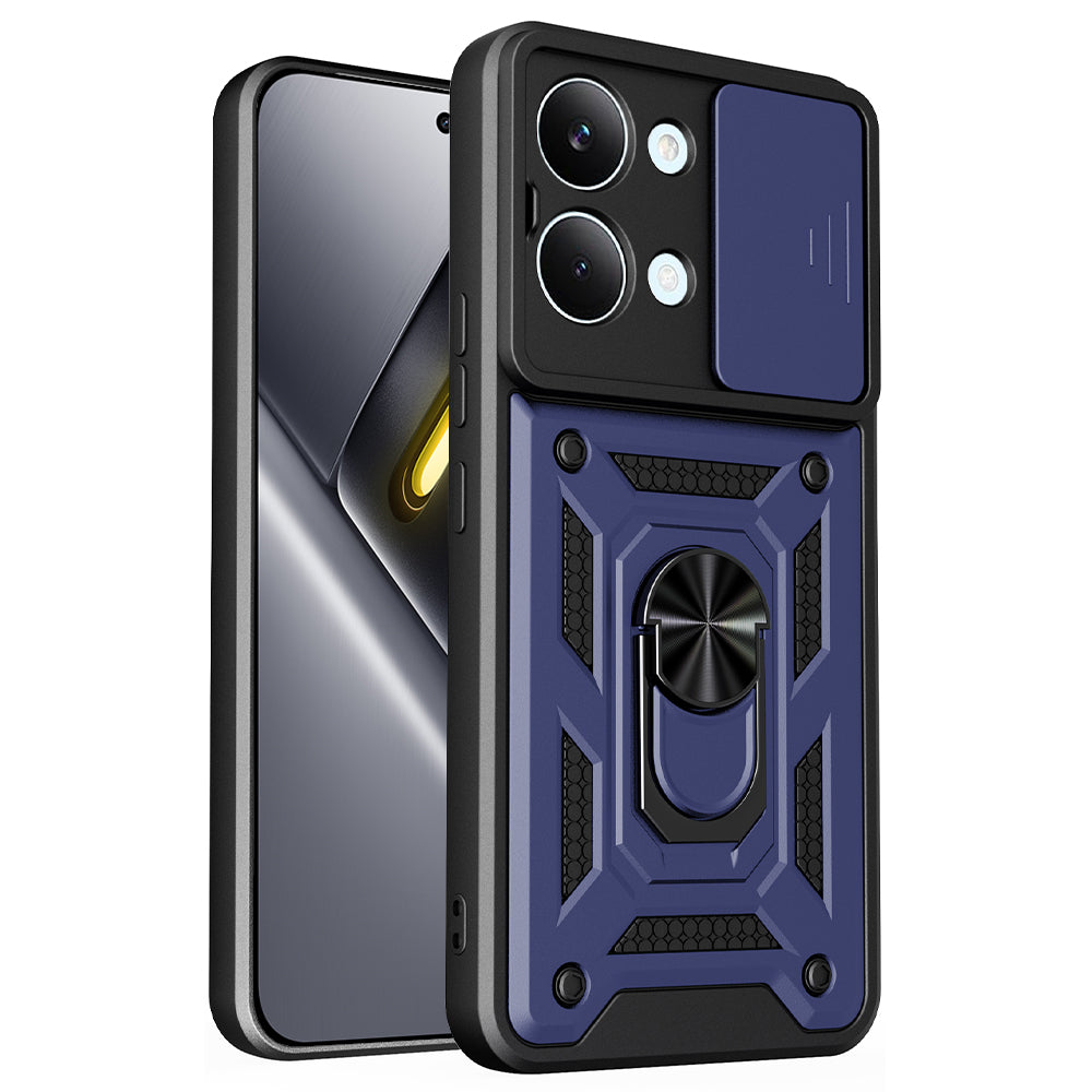 Etui til Xiaomi Poco X8 Pro Max, Techsuit, CamShield, Blå