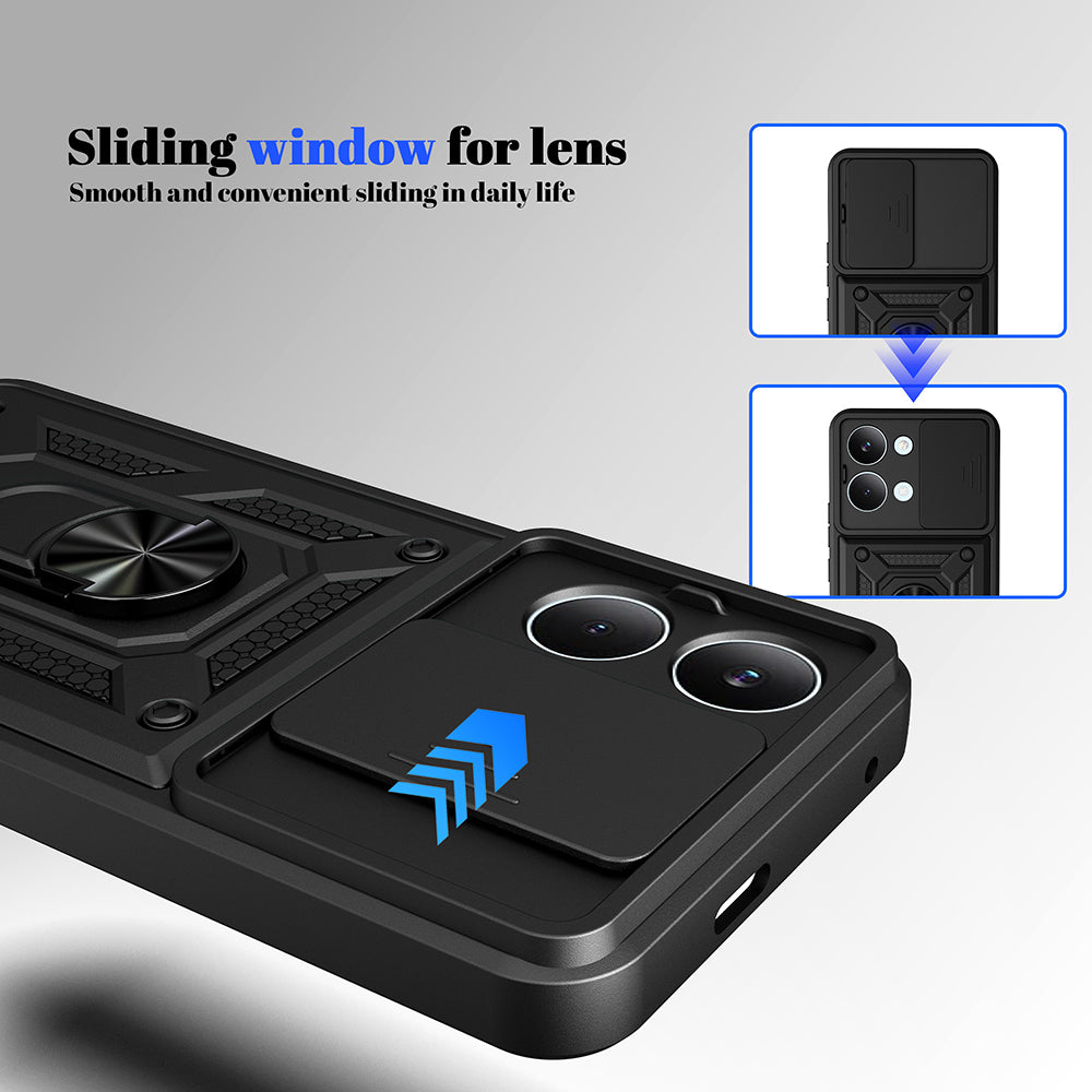 Cover til Xiaomi Poco X8 Pro Max, Techsuit, CamShield, Guld