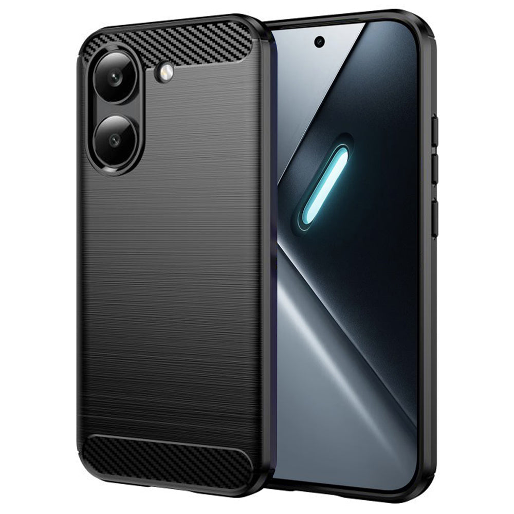 Etui til Xiaomi Poco X8 Pro, Techsuit, Carbon, Sort