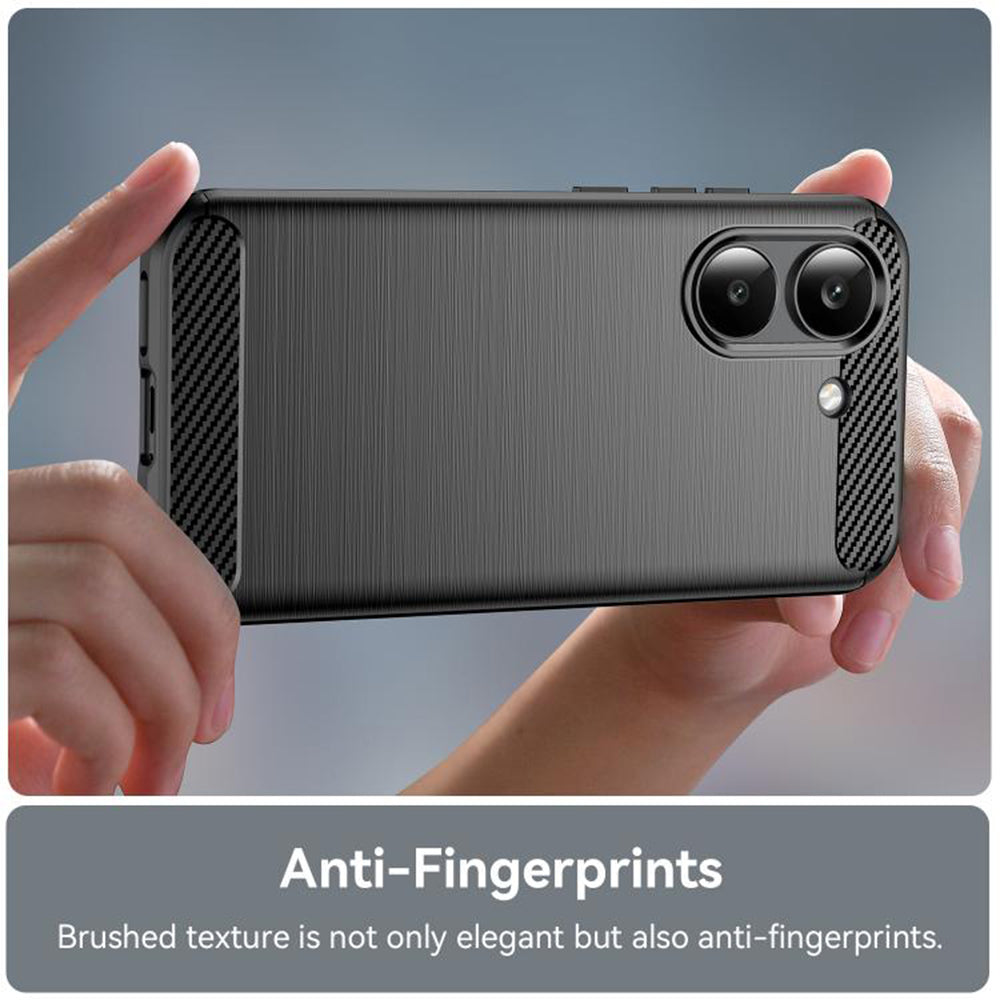 Etui til Xiaomi Poco X8 Pro, Techsuit, Carbon, Sort