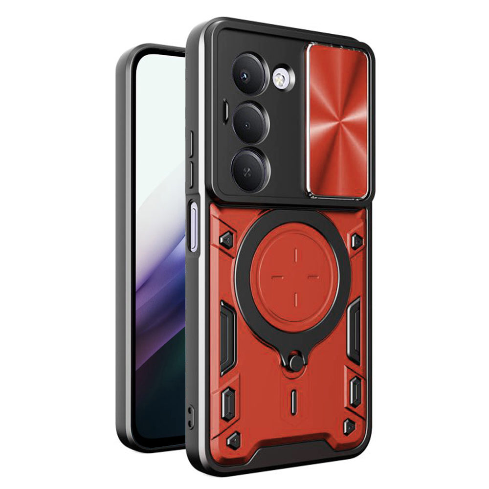 Etui til Xiaomi Redmi 15 5G / 15 4G, Techsuit, CamGuard Pro, Rød