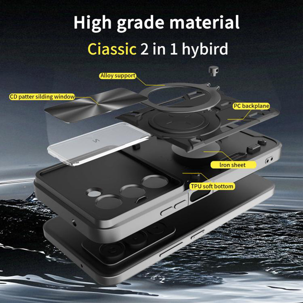 Etui til Xiaomi Redmi 15 5G / 15 4G, Techsuit, CamGuard Pro, Rød