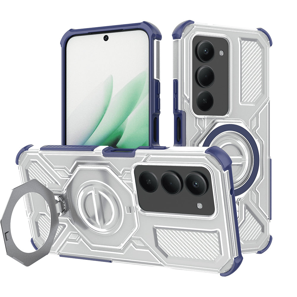 Etui til Xiaomi Redmi 15 5G / 15 4G, Techsuit, Carbon Shield Pro, Blå