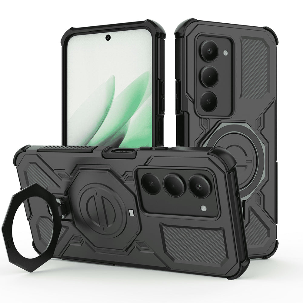 Case for Xiaomi Redmi 15 5G / 15 4G, Techsuit, Carbon Shield Pro, Black