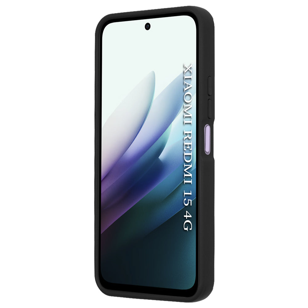 Etui til Xiaomi Redmi 15 5G / 15 4G, Techsuit, Glinth, Sort
