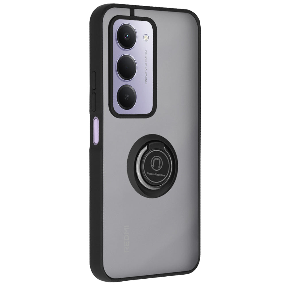 Etui til Xiaomi Redmi 15 5G / 15 4G, Techsuit, Glinth, Sort
