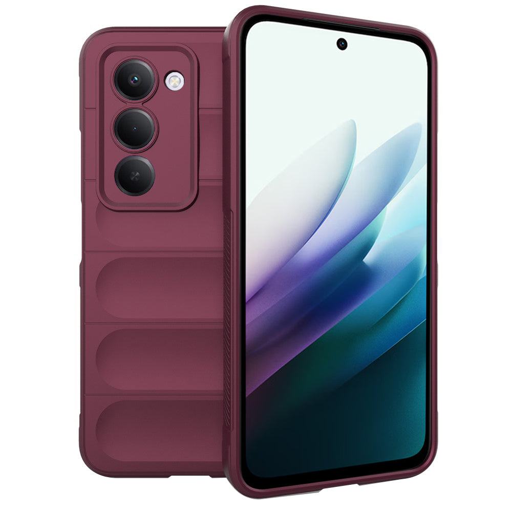 Cover til Xiaomi Redmi 15 5G / 15 4G, Techsuit, Magic Shield, Vinrød