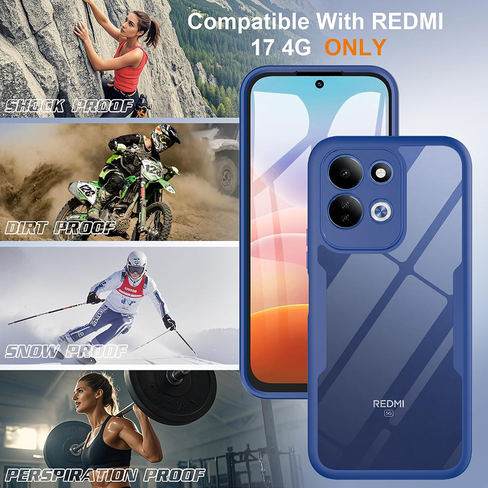 Cover til Xiaomi Redmi 17 5G / 17 4G, Techsuit, ColorVerse 360, Blå
