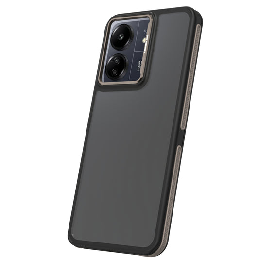 Cover til Xiaomi Poco M6 / Redmi 13C 5G, OEM, Crystal Black, Grå