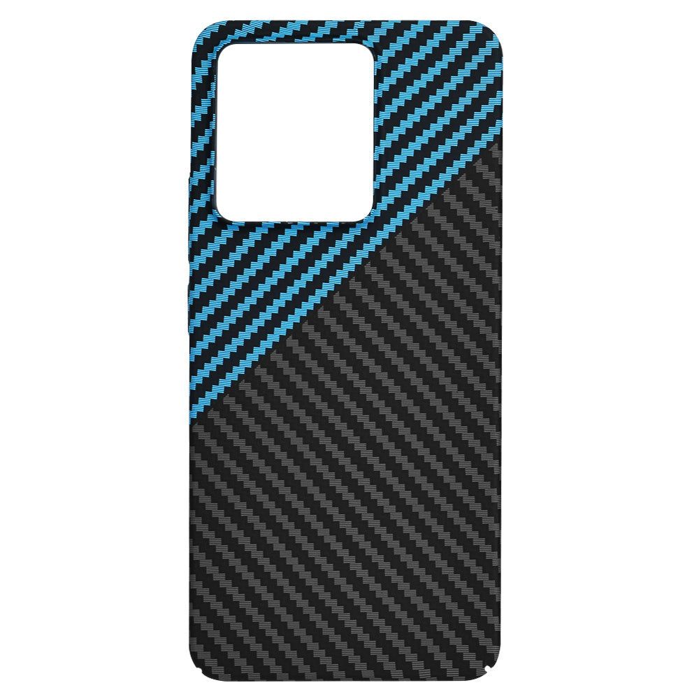 Cover til Xiaomi Redmi Note 13 4G, Techsuit, Carbonite FiberShell, Sort Blå