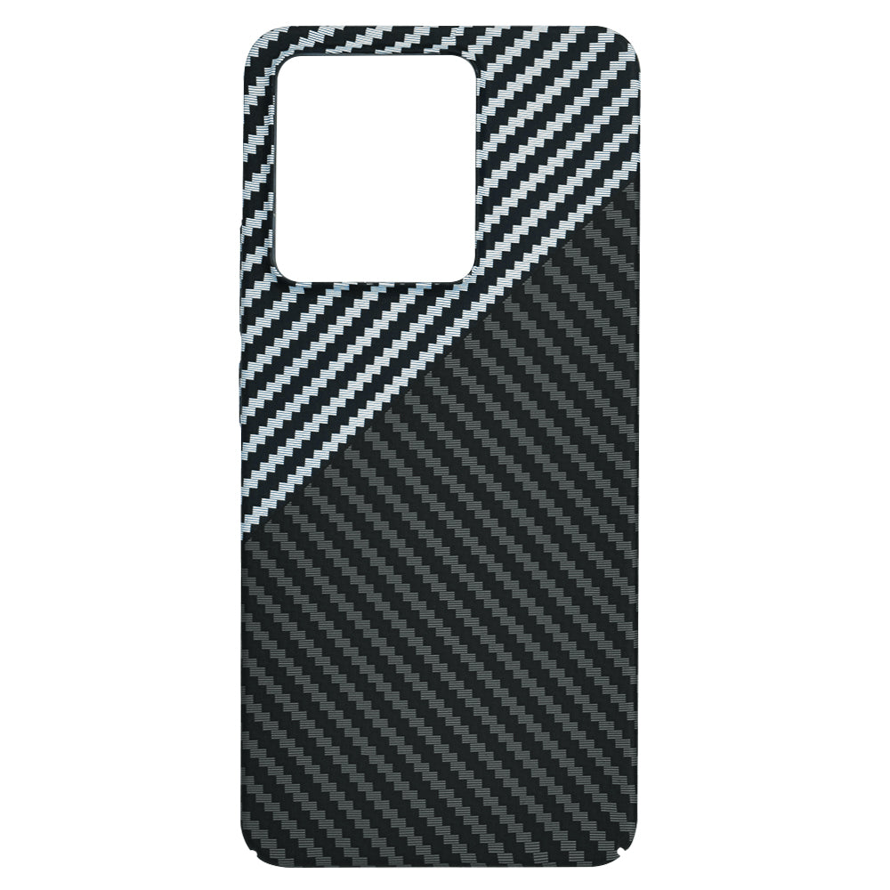 Cover til Xiaomi Redmi Note 13 4G, Techsuit, Carbonite FiberShell, Sort Grå