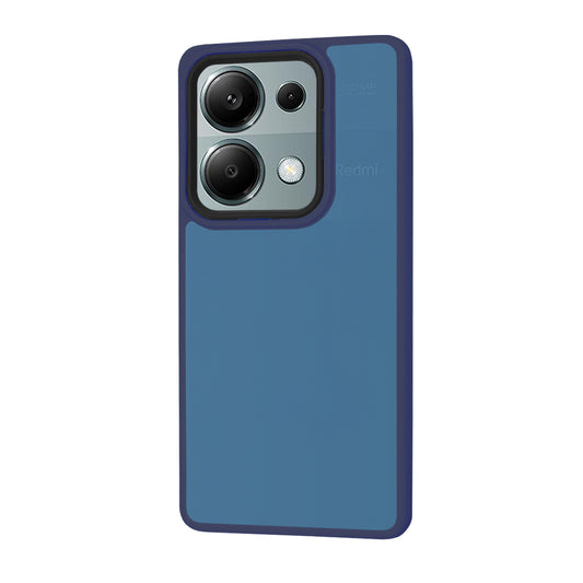 Cover til Xiaomi Redmi Note 13 Pro 4G / Poco M6 Pro 4G, Techsuit, HaloFrost, Mørkeblå