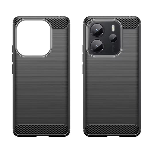 Cover til Xiaomi Redmi Note 14S, Techsuit, Carbon, Sort