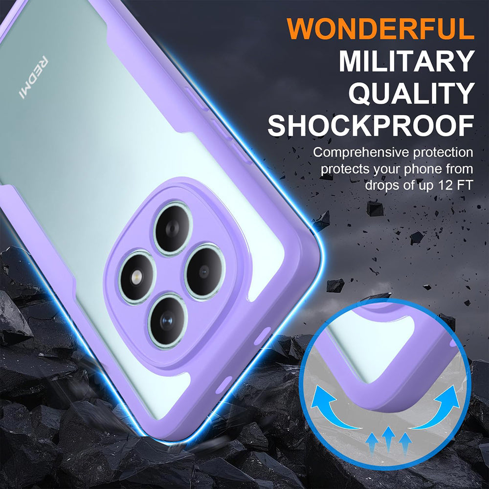 Etui til Xiaomi Redmi Note 15 4G, Techsuit, ColorVerse 360, Lilla