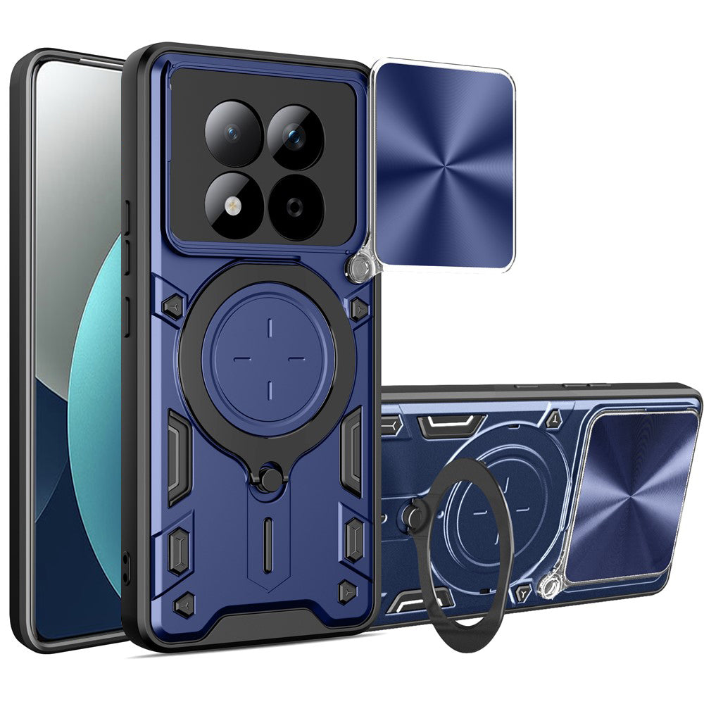 Etui til Xiaomi Redmi Note 15 Pro 4G, Techsuit, CamGuard Pro, Blå