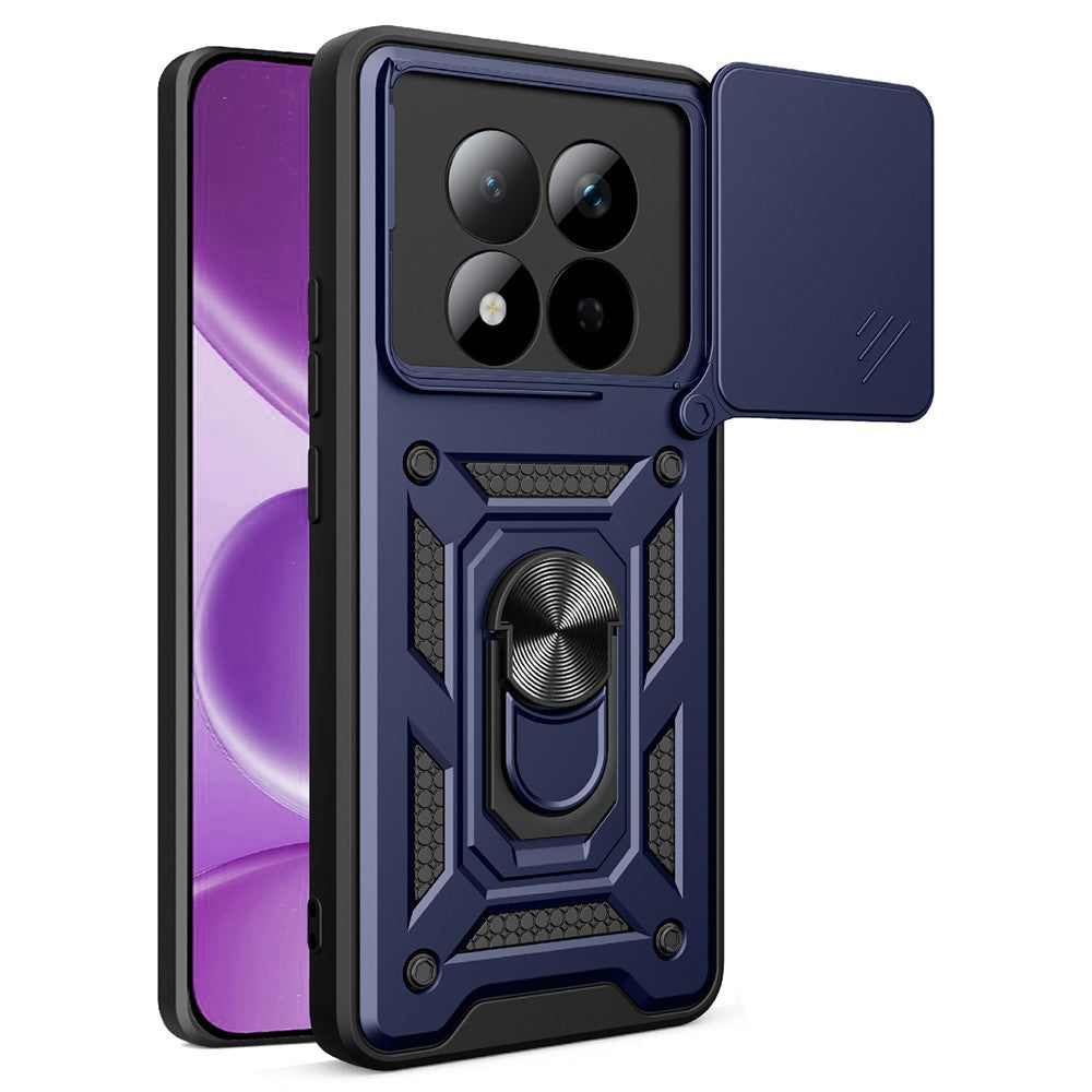 Etui til Xiaomi Redmi Note 15 Pro 4G, Techsuit, CamShield, Blå