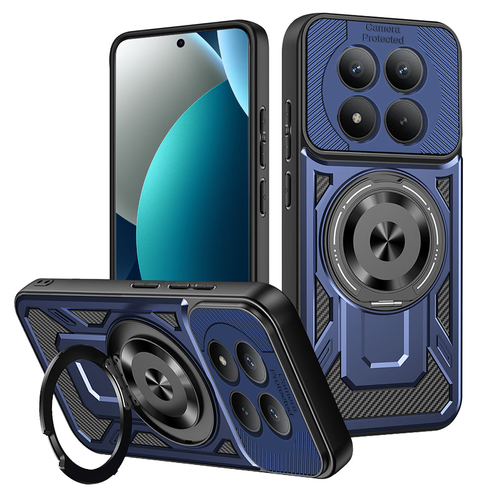 Etui til Xiaomi Redmi Note 15 Pro 4G, Techsuit, RuggedCam, Blå