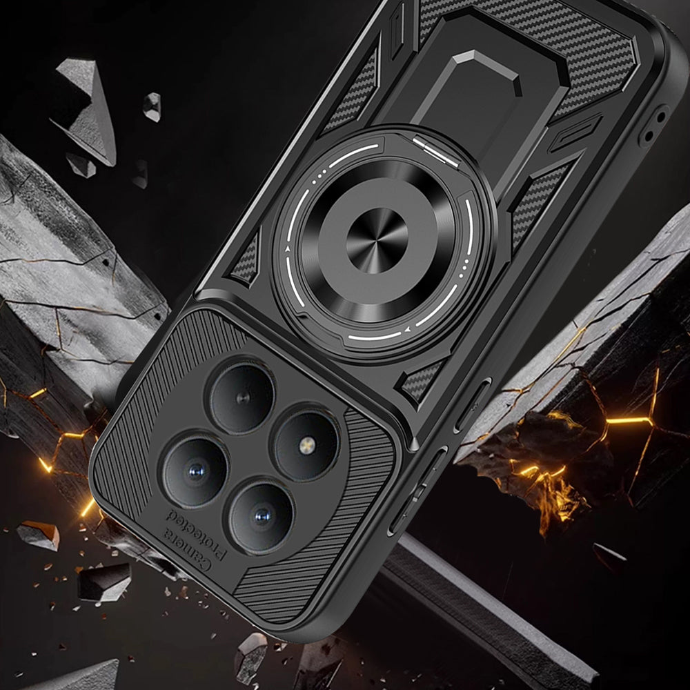Etui til Xiaomi Redmi Note 15 Pro 4G, Techsuit, RuggedCam, Blå