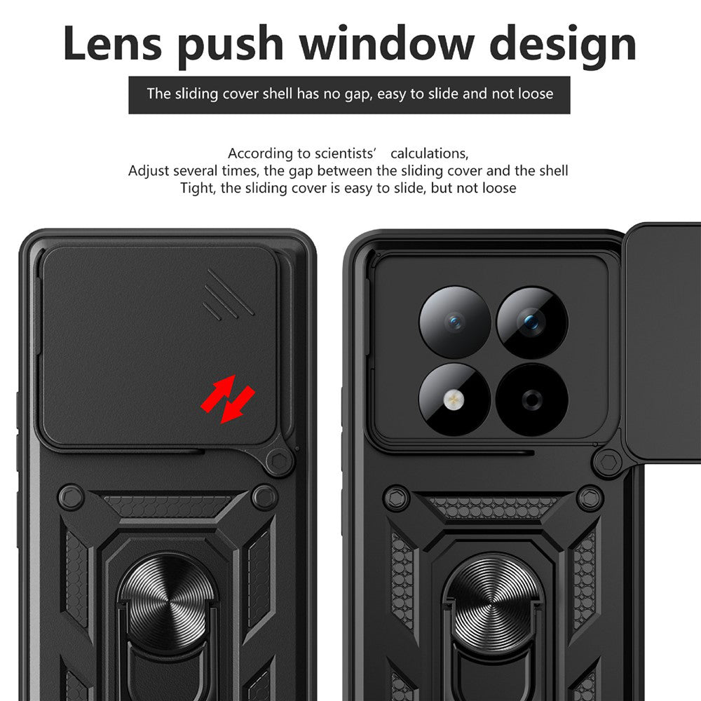Etui til Xiaomi Redmi Note 15 Pro 5G, Techsuit, CamShield, Sort