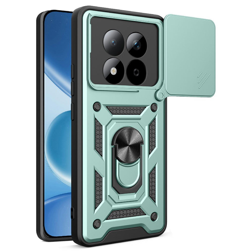 Etui til Xiaomi Redmi Note 15 Pro 5G, Techsuit, CamShield, Grøn