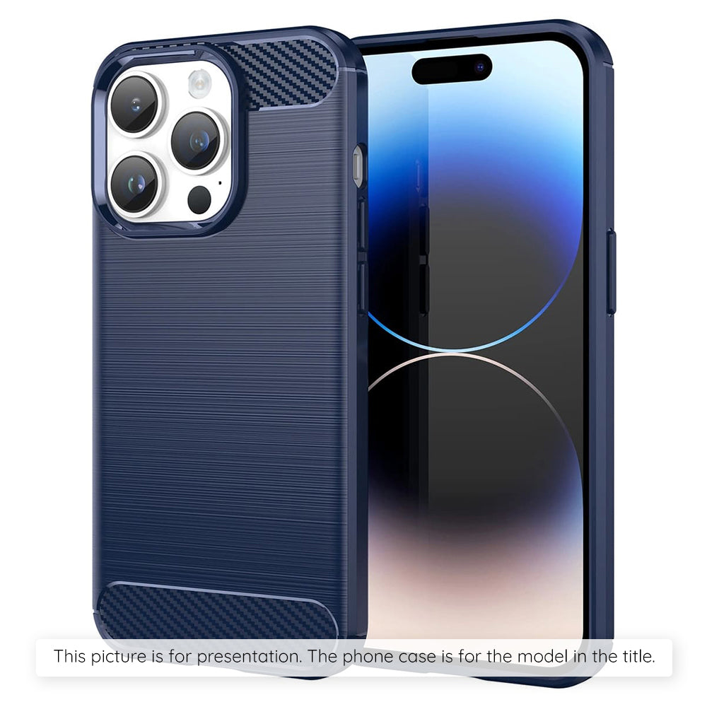 Etui til Xiaomi Redmi Note 15 Pro 5G, Techsuit, Carbon, Blå