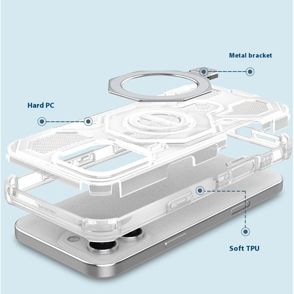 Etui til Xiaomi Redmi Note 15 Pro 5G, Techsuit, Carbon Shield Pro, Røgfarvet