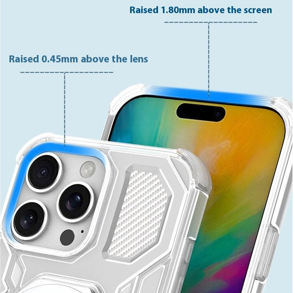 Etui til Xiaomi Redmi Note 15 Pro 5G, Techsuit, Carbon Shield Pro, Røgfarvet
