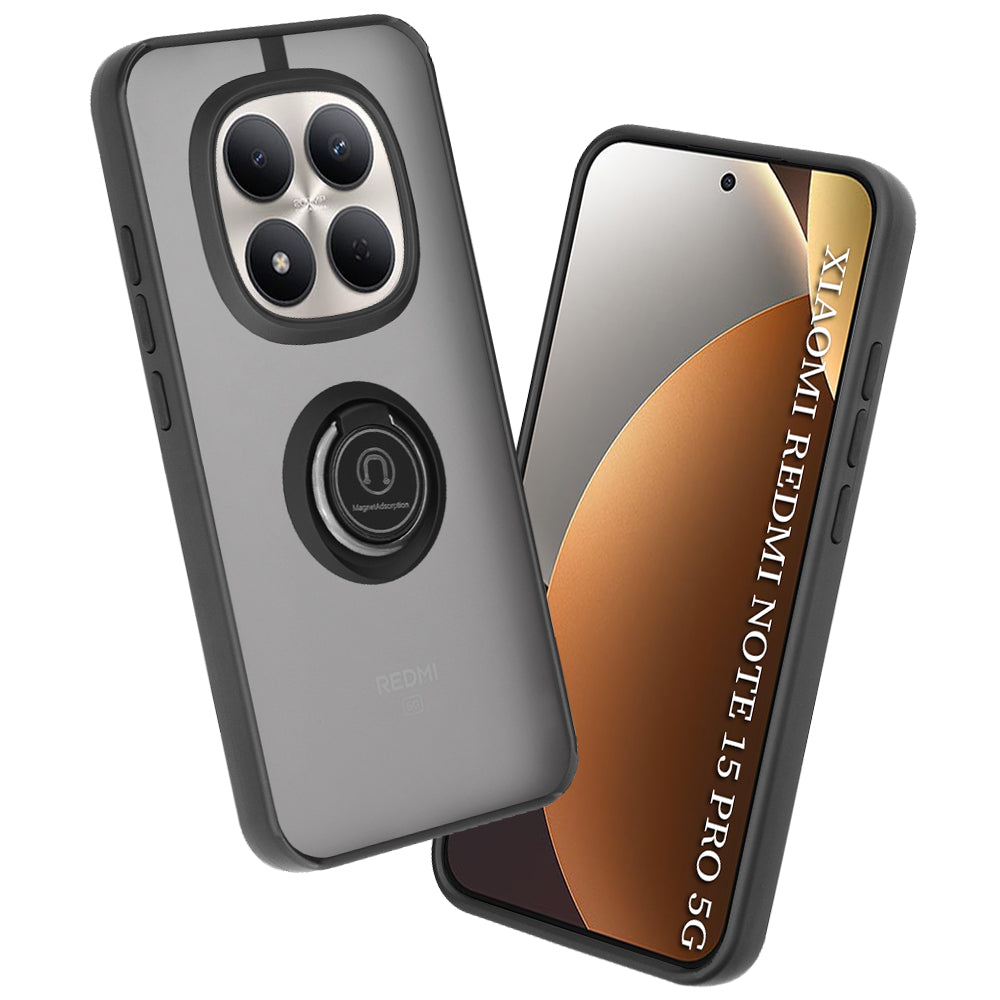 Etui til Xiaomi Redmi Note 15 Pro 5G, Techsuit, Glinth, Sort