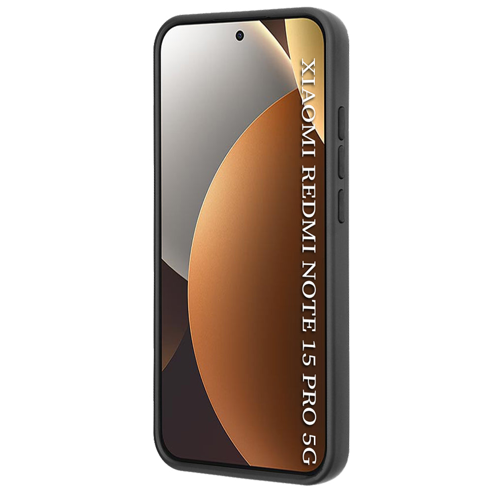 Etui til Xiaomi Redmi Note 15 Pro 5G, Techsuit, Glinth, Sort