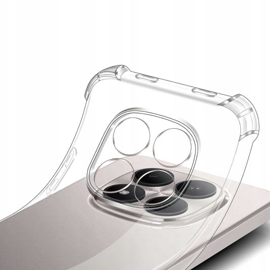 Etui til Xiaomi Redmi Note 15 Pro 5G, Techsuit, Shockproof Clear, Gennemsigtig