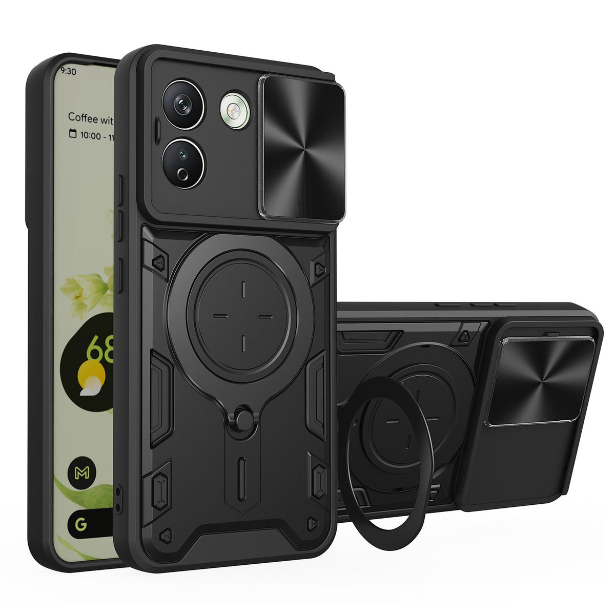 Etui til Xiaomi Redmi Note 17 Pro Max, Techsuit, CamGuard Pro, sort