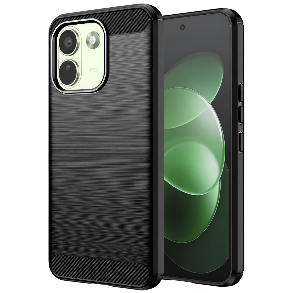 Cover til Xiaomi Redmi Note 17 Pro Max, Techsuit, Carbon, Sort