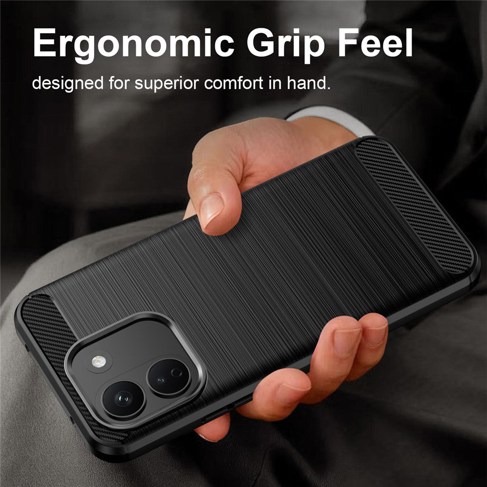 Cover til Xiaomi Redmi Note 17 Pro Max, Techsuit, Carbon, Sort