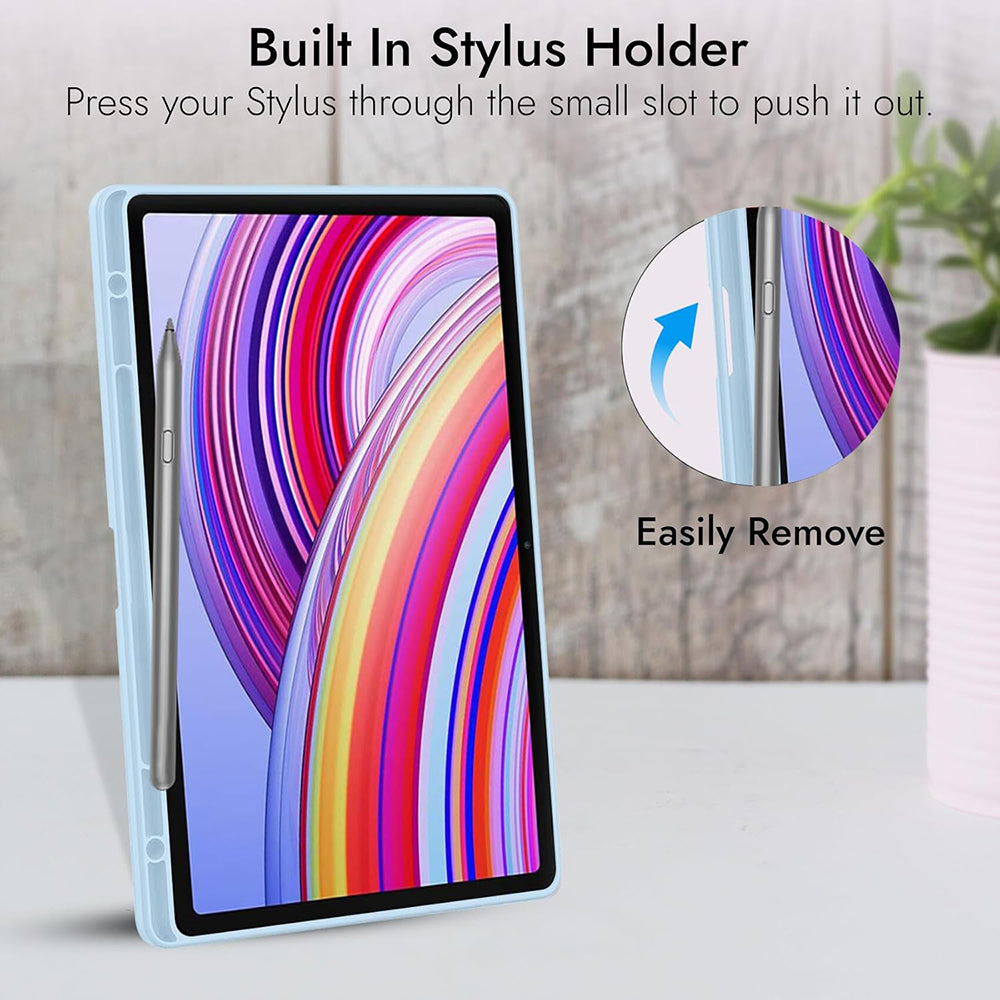 Case for Xiaomi Redmi Pad 2 Pro, Techsuit, Flex Trifold, Blue