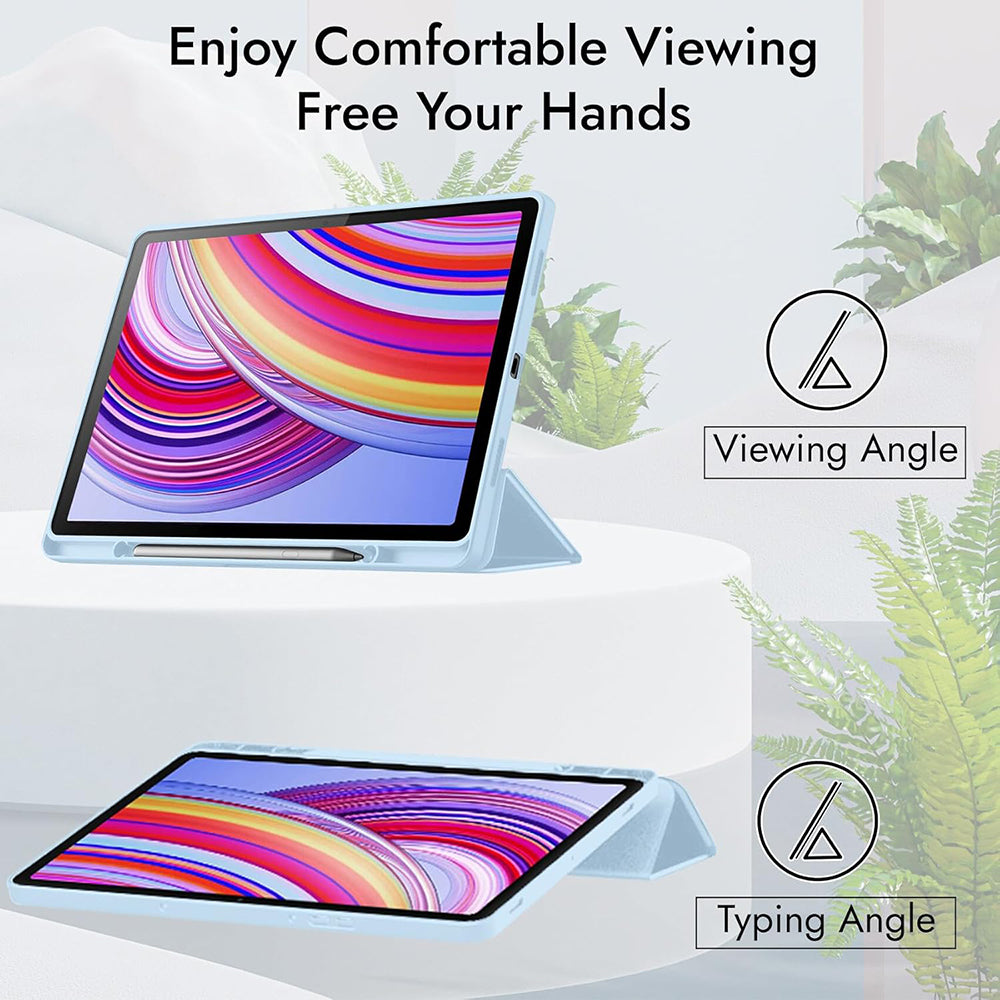 Etui til Xiaomi Redmi Pad 2 Pro, Techsuit, Flex Trifold, Pink