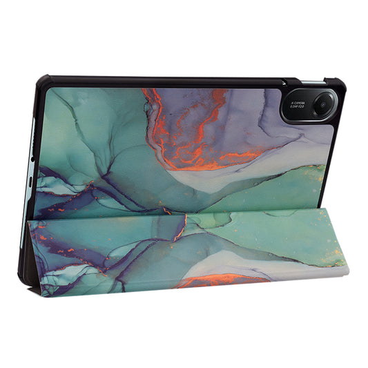 Cover til Xiaomi Redmi Pad 2, Techsuit, FoldPro Green Time, Multifarvet