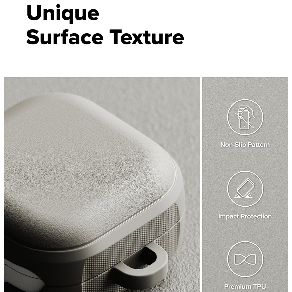 Ringke Onyx Magnetic etui til Samsung Galaxy Buds4 / Buds4 Pro, Grå