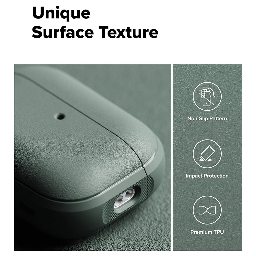 Ringke Onyx Magnetic Cover til Apple AirPods Pro 3, Grøn