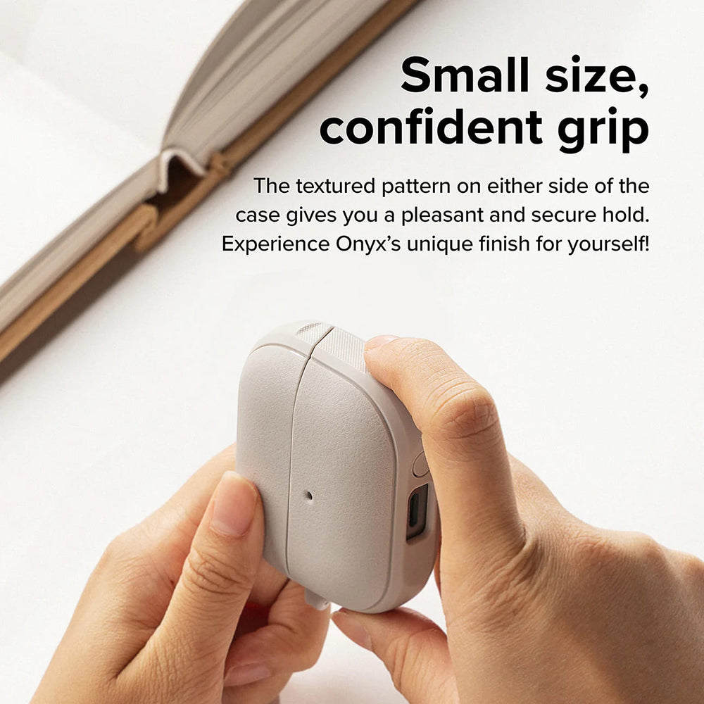 Ringke Onyx Magnetic etui til Samsung Galaxy Buds3 FE / Buds3 Pro / Buds3, Grå