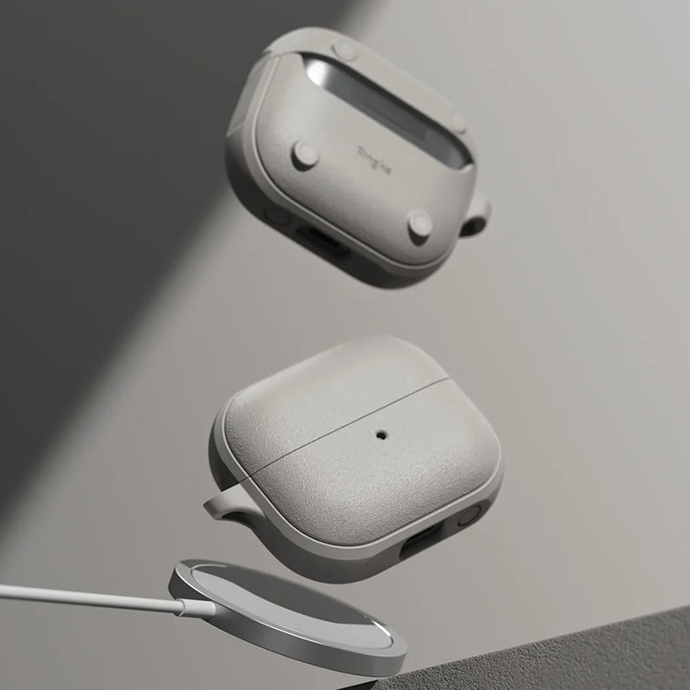 Ringke Onyx Magnetic etui til Samsung Galaxy Buds3 FE / Buds3 Pro / Buds3, Grå