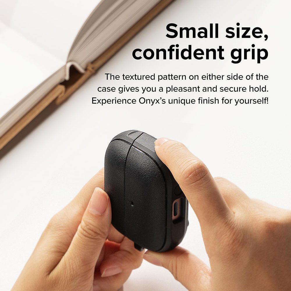 Ringke Onyx Magnetic etui til Samsung Galaxy Buds3 FE / Buds3 Pro / Buds3, Sort