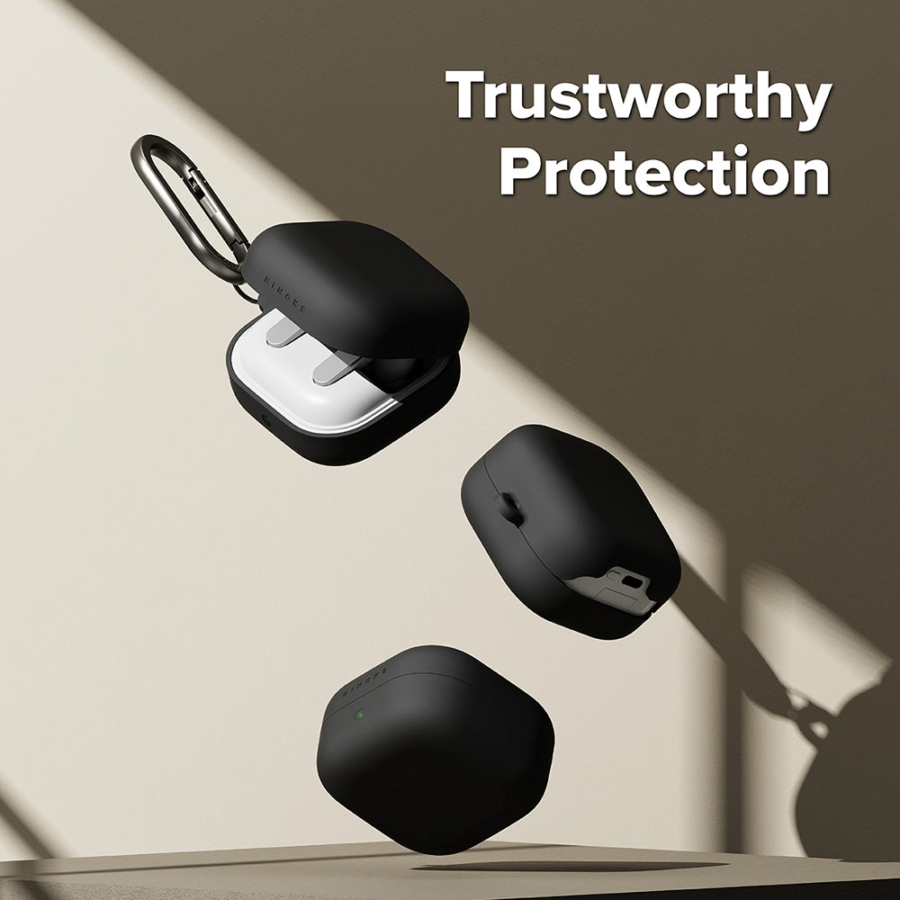 Ringke etui til Samsung Galaxy Buds4 / Buds4 Pro, Sort
