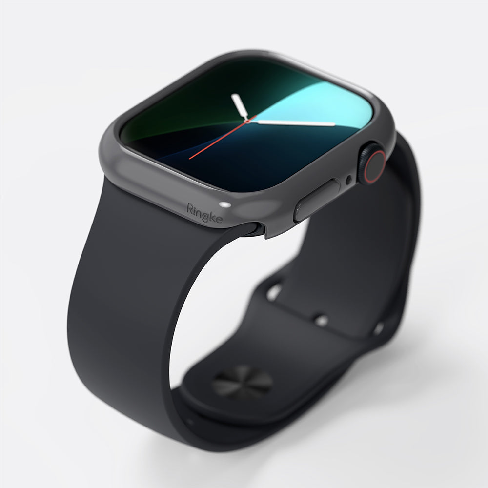 Ringke Slim-etui til Apple Watch Series 10 / 11 46mm, sæt med 2 stk., Mat sort / Transparent