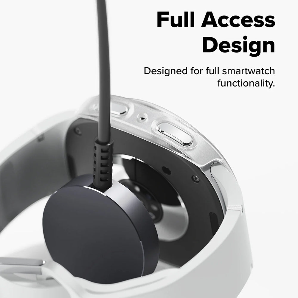 Ringke Slim cover til Samsung Galaxy Watch8 44mm, sæt med 2 stk., gennemsigtig