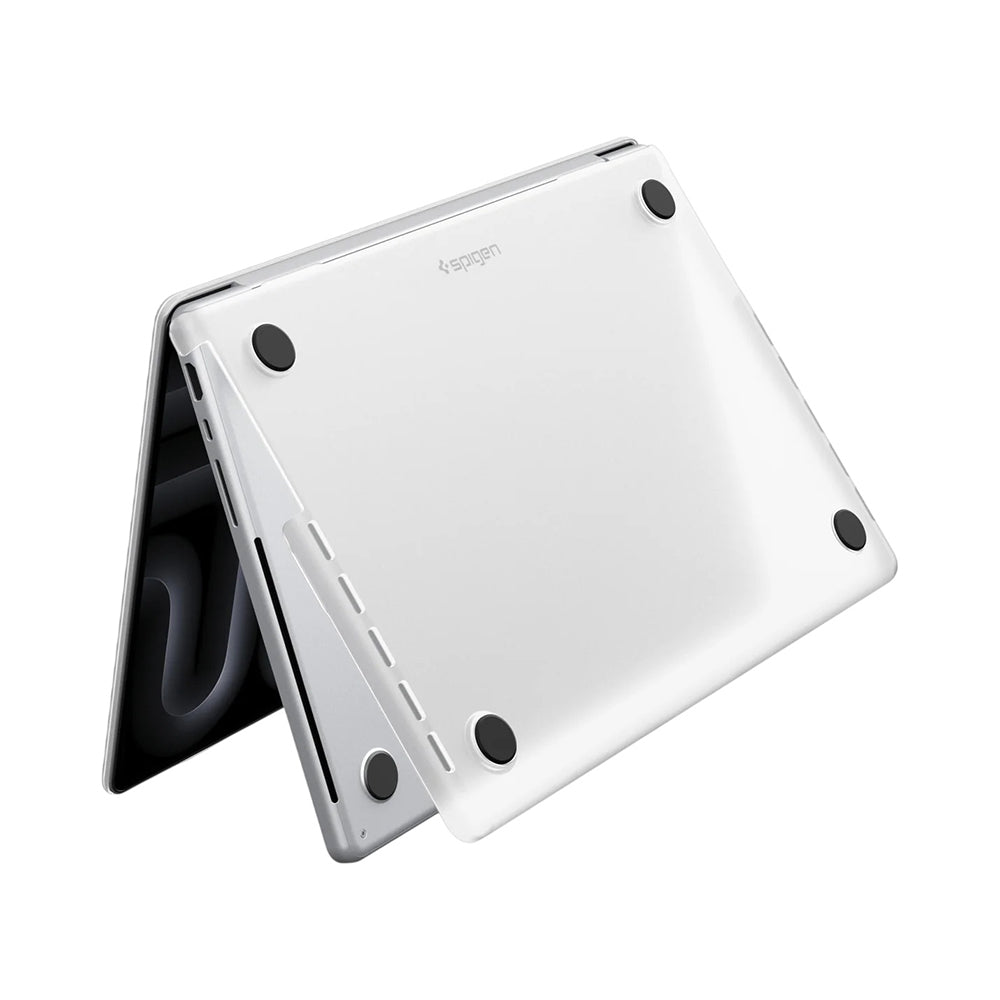 Spigen Airskin cover til Apple MacBook Pro 14 tommer (2026) / (2025) / (2023) / (2022) / (2021), Satin Transparent ACS11528