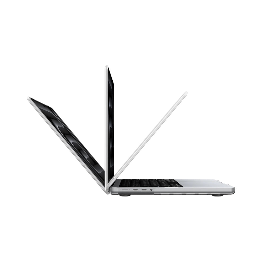 Spigen Airskin cover til Apple MacBook Pro 14 tommer (2026) / (2025) / (2023) / (2022) / (2021), Satin Transparent ACS11528
