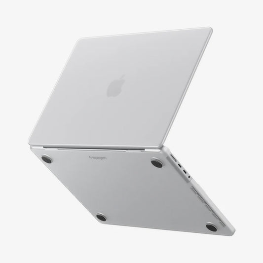 Spigen Airskin cover til Apple MacBook Pro 16inch (2026) / (2024) / (2023) / (2021), Satin Transparent ACS11526