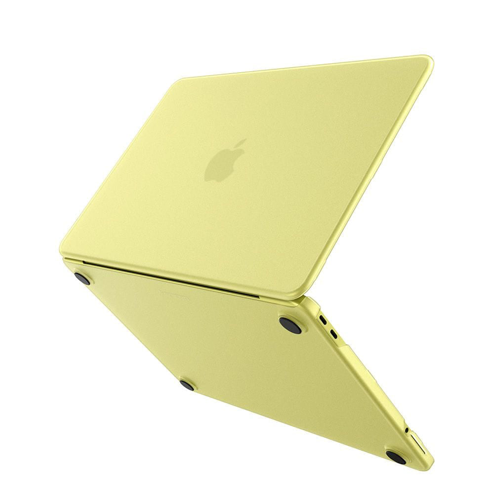 Spigen Airskin-etui til Apple MacBook Neo 13 tommer, Satin Gul ACS11544