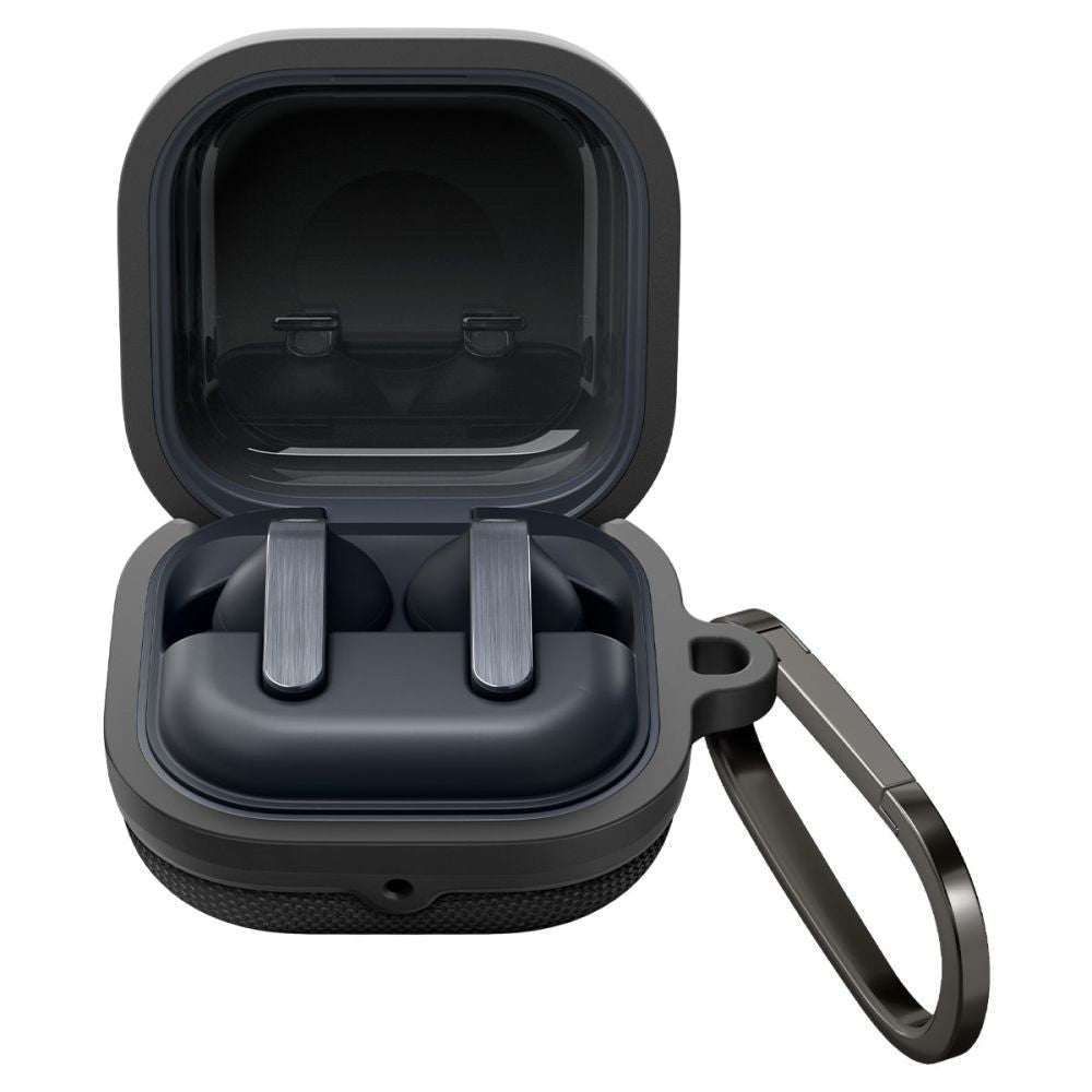 Spigen Classic Fit etui til Samsung Galaxy Buds4 / Buds4 Pro, Mat Sort ACS11203